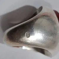 انگشتر نقره پنبه ای وزن۴۴گرم|جواهرات|قم, محمد آباد|دیوار