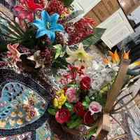 گل مصنوعی و قابل شستشو