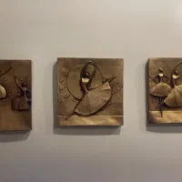 آیینه کنسول. قاب.شمعدانی رزین|بوفه، ویترین، کنسول|اصفهان, فجر|دیوار