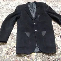 کت تک مخمل کبریتی نو سایز ۴۴ پسرانه