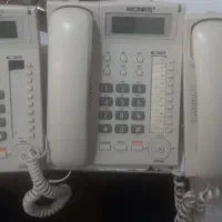 3عدد تلفن میکروتل در حد نو سالم سالم