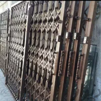 درب آکاردئونی روکوب نرده حفاظ