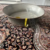 تشت مسی و بشقاب مسی