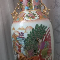 گلدان چینی همراه گل خارجی|گل مصنوعی|ملارد, |دیوار