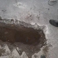 تخریب دیوار.بتن.کف آشپزخانه اوپن کف حیاط مغازه و..