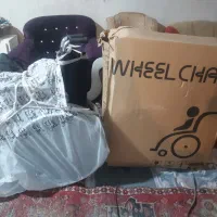 ویلچر نو وآکبند بزرگسال تاشو با کمربندش