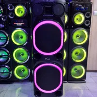 اسپیکر باند سیستم صوتی شارژی و برقی DJ آک