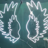 بال فرشته نئونی