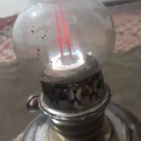 چراغ قدیمی آبی سوز|کلکسیون اشیاء عتیقه|گرگان, |دیوار