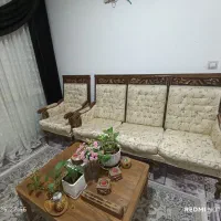 مبل سلطنتی 7نفره|مبلمان خانگی و میز عسلی|شیراز, جانبازان|دیوار