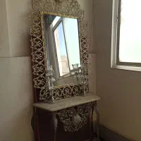 آینه شمعدان  طلایی|صنایع دستی و سایر لوازم تزئینی|مشهد, موسوی قوچانی|دیوار