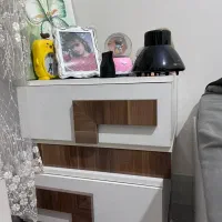 تخت دو نفره و میز توالت نو نو