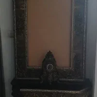 ساعت ایستاده و اینه کنسول|بوفه، ویترین، کنسول|کرج, دهقان ویلا|دیوار
