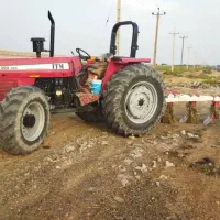 اماده برای شخم زمینهای کشاورزی