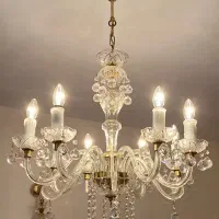 لوستر کریستال ۸ شاخه چک PK