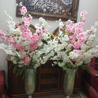 گل مصنوعی خارجی با گلدان نو فقط ۲عدد مانده|گل مصنوعی|تهران, فلاح|دیوار
