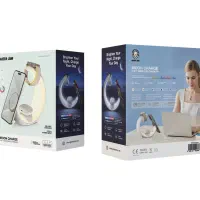 شارژر وایرلس ۴ در یک آکبند