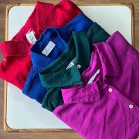 لباس نخ لنین بولیز شومیز توچین استوک خالص