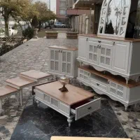 میز کنسول مدل حصیری