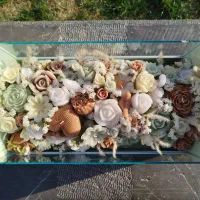 انواع باکس گل شمع