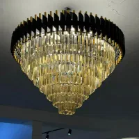 دو عدد لوستر کریستال بسیار شیک