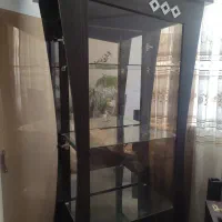 بوفه دکوری ایستاده چوبی