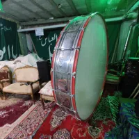 طبل استیل 2 متر در حد نو