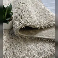 فرش شگی کرمی