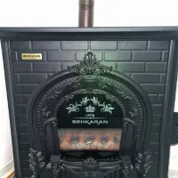 بخاری گازی BEHKARAN مدل شومینه‌ای