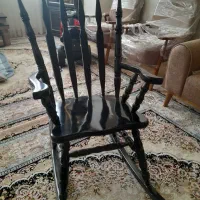 بوفه ی چوبی و صندلی راک