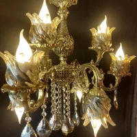 لوستر ۳ شاخه|لوستر و چراغ آویز|اصفهان, کوجان|دیوار