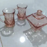 ظرف دیس سبدسبزی واستکان وبشقاب سفره|ظروف سرو و پذیرایی|کرمان, |دیوار