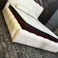 تخت خواب پارچهای|تخت و سرویس خواب|مشکیندشت, |دیوار