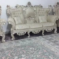 مبل سلطنتی ۹ نفره|مبلمان خانگی و میز عسلی|ماهدشت, |دیوار