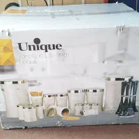 سرویس اشپزخونه۱۸ پارچه یونیک درب طلایی