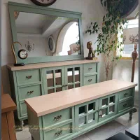 ست کنسول و میز TV مدل پاستل رویال