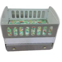 تخت کنار مادر (گهواره ای) درحد نو|تخت و صندلی بچه|ری, دولتآباد|دیوار