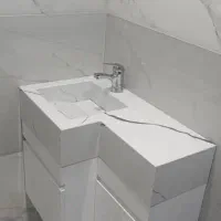 روشویی کابینتی L مناسب فضای کوچک