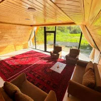 کلبه سویسی ۱۴۰متر بنا ۲خواب جاده اسالم به خلخال|اجارهٔ کوتاهمدت ویلا و باغ|اسالم, |دیوار