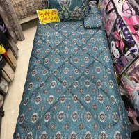 لحاف و روتختی یکنفره سنتی گلدار دو( رو )|سرویس روتختی|مشهد, پایین خیابان|دیوار