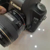 دوربین کانن فول فریم ۵ دی مارک۲ با لنز ۸۵  اف ۱.۸|دوربین عکاسی و فیلم‌برداری|مشهد, آزادشهر|دیوار