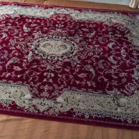 فرش ۹ متری رنگ زرشکی