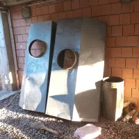 ۲عدد هود ۲متری ورق گالوانیزه