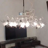 لوستر سقفی دوعدد باکنترل خاموش روشن|لوستر و چراغ آویز|ری, دولتآباد|دیوار