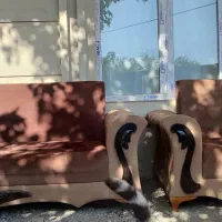 مبل هفت نفره همراه کوسن ومیز عسلی بزرگ و کوچک|مبلمان خانگی و میز عسلی|جوین, |دیوار