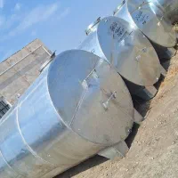 تانکر 6000لیتری ورق سیاه وسفید با ضخامت کلفت