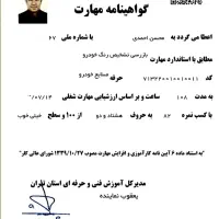 کارشناس خودرو حکیمیه تهرانپارس نارمک هروی پاسداران|خدمات موتور و ماشین|تهران, حکیمیه|دیوار