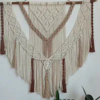 دیوارکوب مکرومه|صنایع دستی و سایر لوازم تزئینی|اردبیل, |دیوار