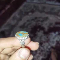 انگشتر نقره سنگ فیروزه قدیمی