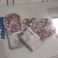 دوخت سرویس آشپزخانه عروس|سفره، حوله، دستمال آشپزخانه|نجف‌آباد, کهریزسنگ|دیوار